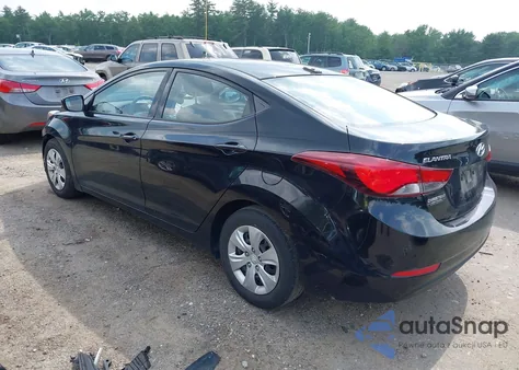 2016 Hyundai Elantra Se z USA, uszkodzony, nr VIN 5NPDH4AE4GH680297